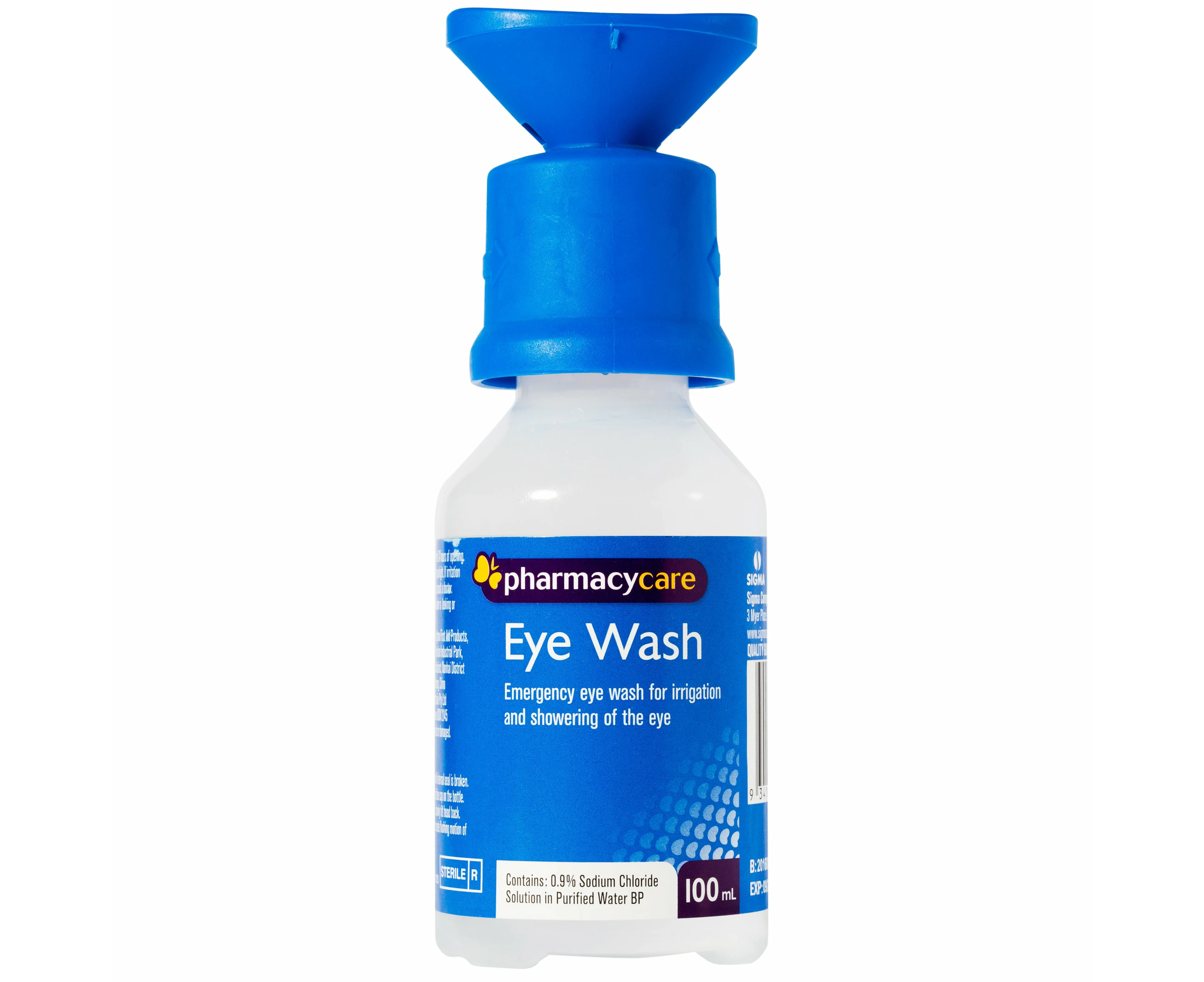 PHARMACY CARE SALINE EYE WASH 100ML