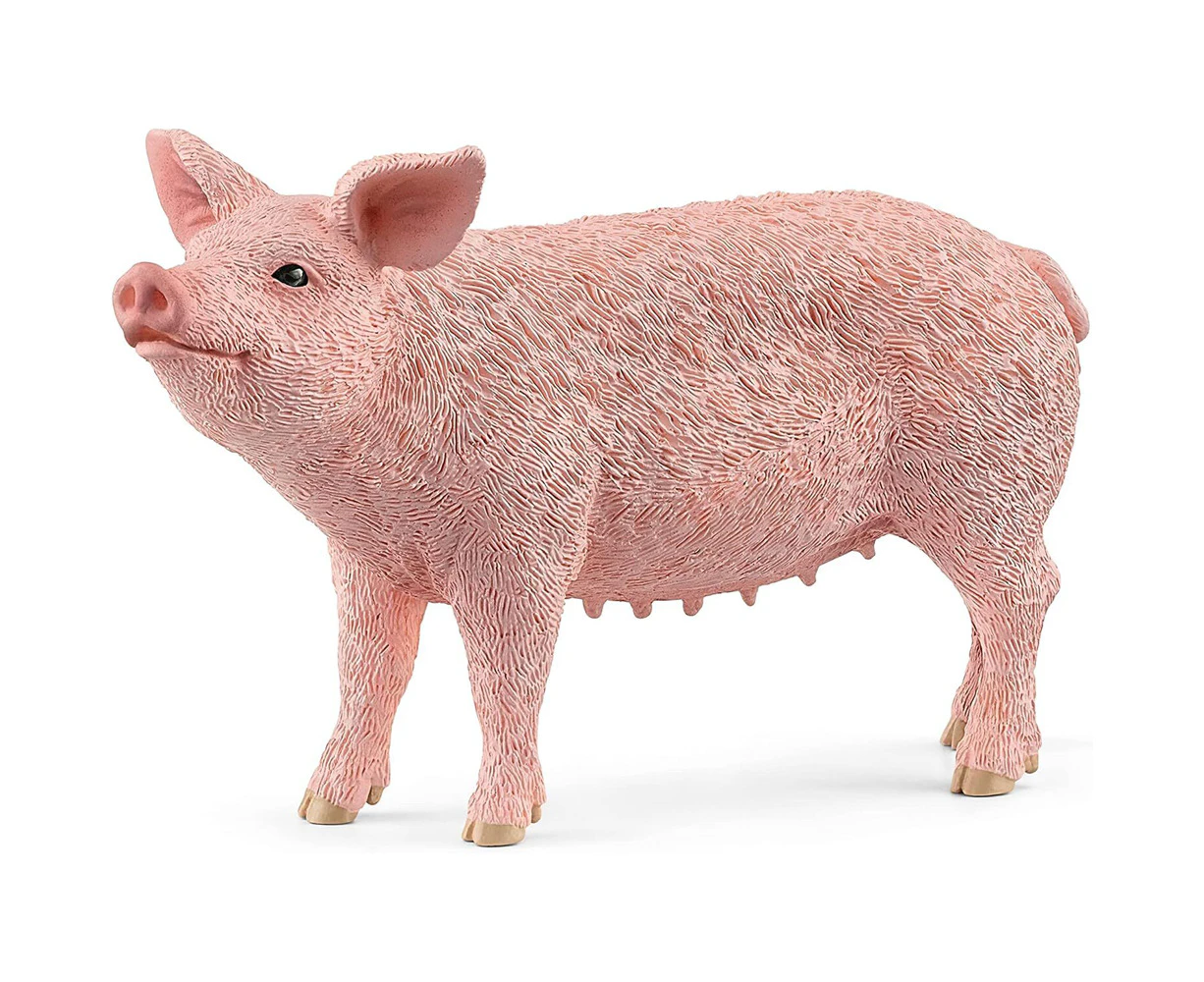 Schleich 3.8'' Pig Farm Animal Action Figure Kids/Children Fun Play Toy 3-8y