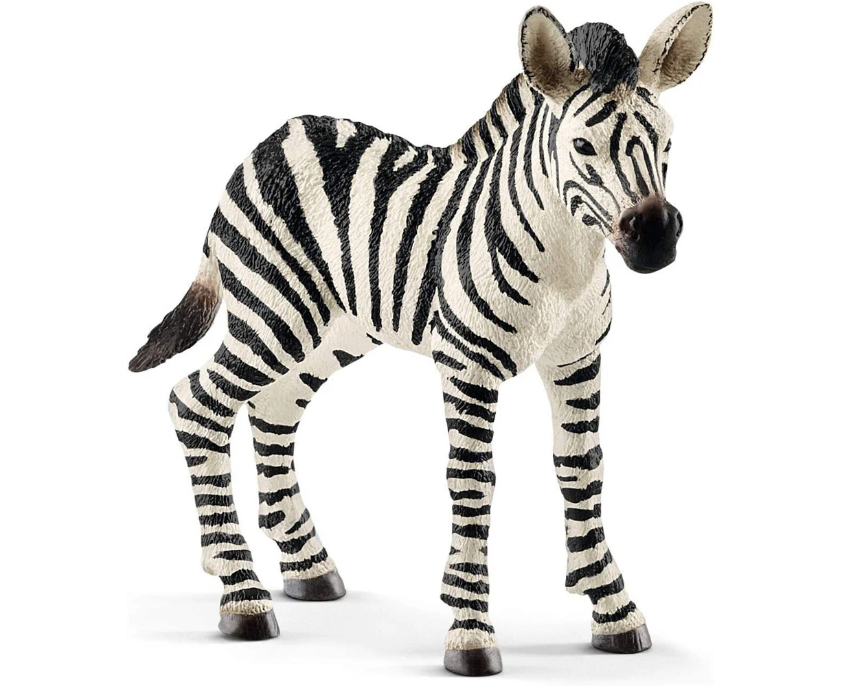 Schleich 3'' Zebra Foal Horse Animal Action Figure Kids/Children Play Toy 3-8y