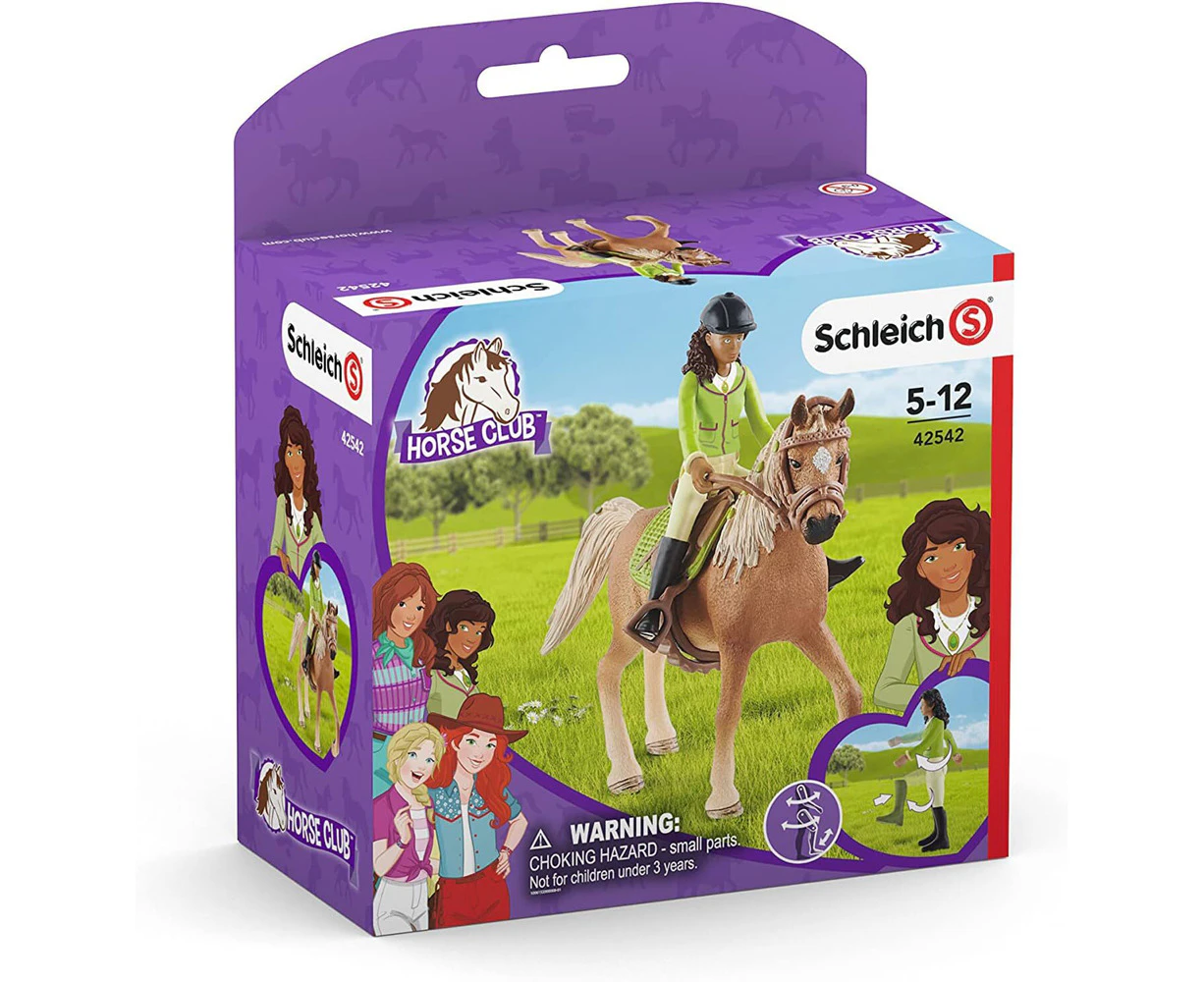 10pc Schleich Horse Club Sarah & Mystery Action Figure Kids Toy Play Set 5-12y