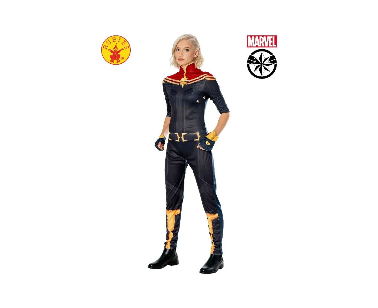 Marvel Size S Captain Marvel Deluxe Adult/Women Costume Party Dress Up Cosplay