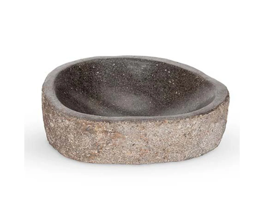 Garden 20x15cm Bowl Decoration Natural Stone Outdoor/Yard Patio Home Decor Small