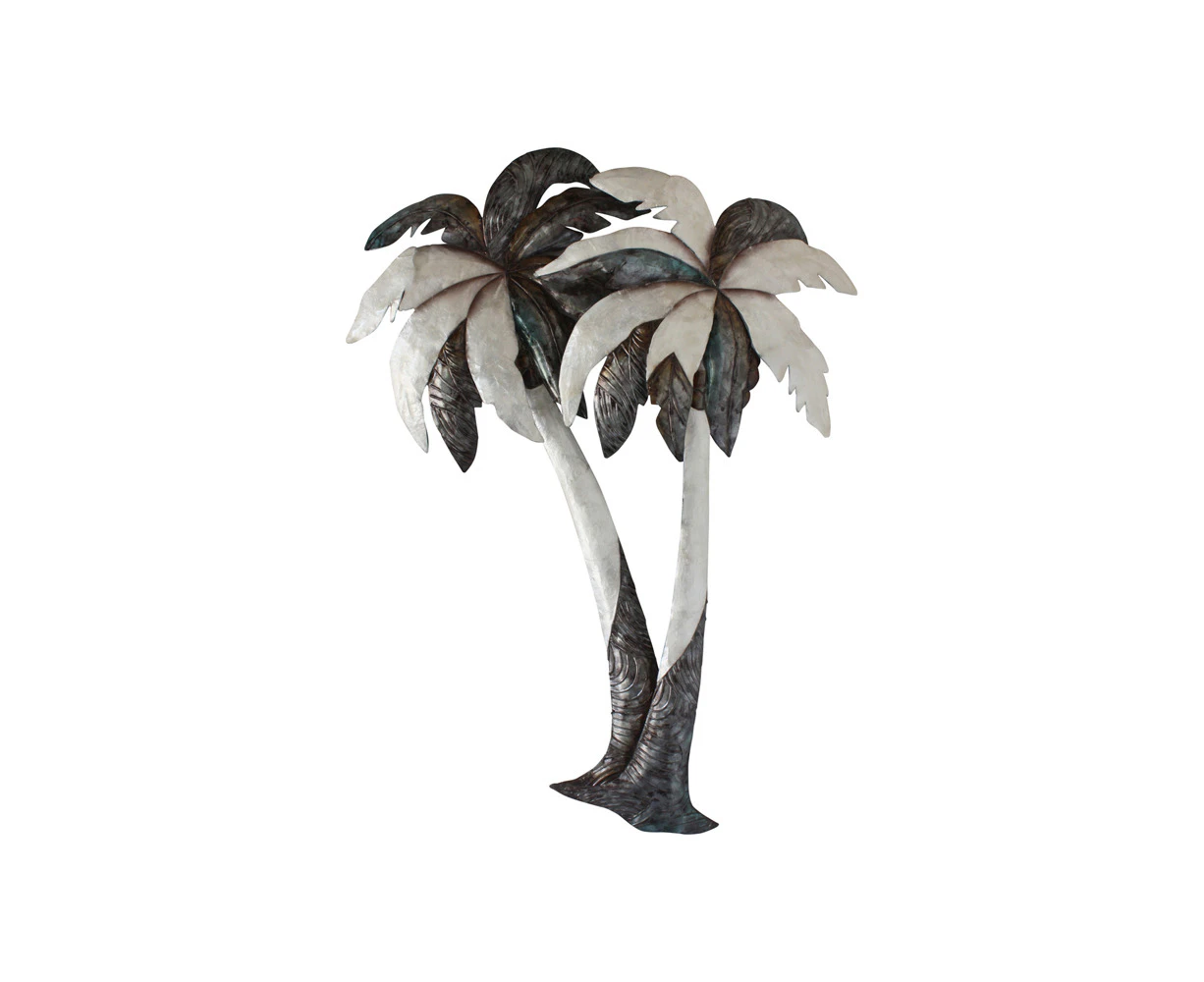 Darlin Metal/Shell 34x45cm Palm Tree Wall Art Hanging Home/Room Decor Display