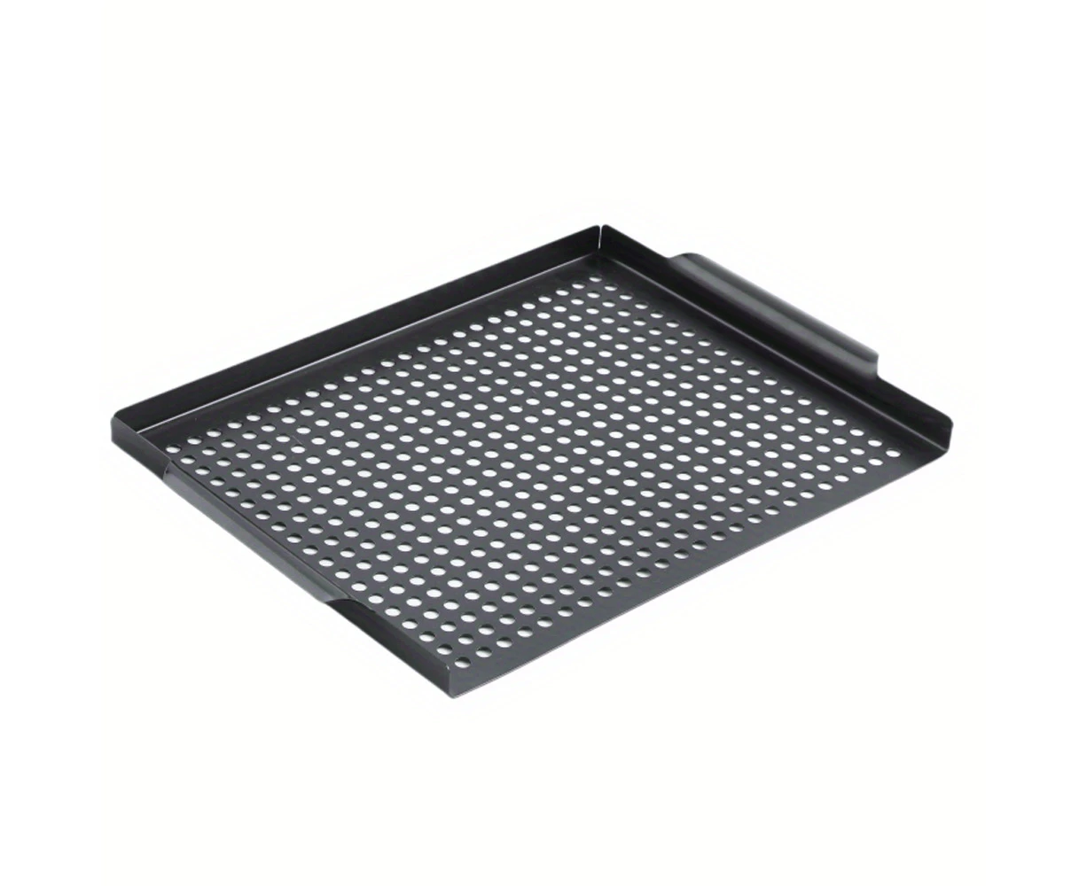 Heavy Duty Grill Topper Outdoor Barbecue Cooking Tray Porcelain Set 30x30cm