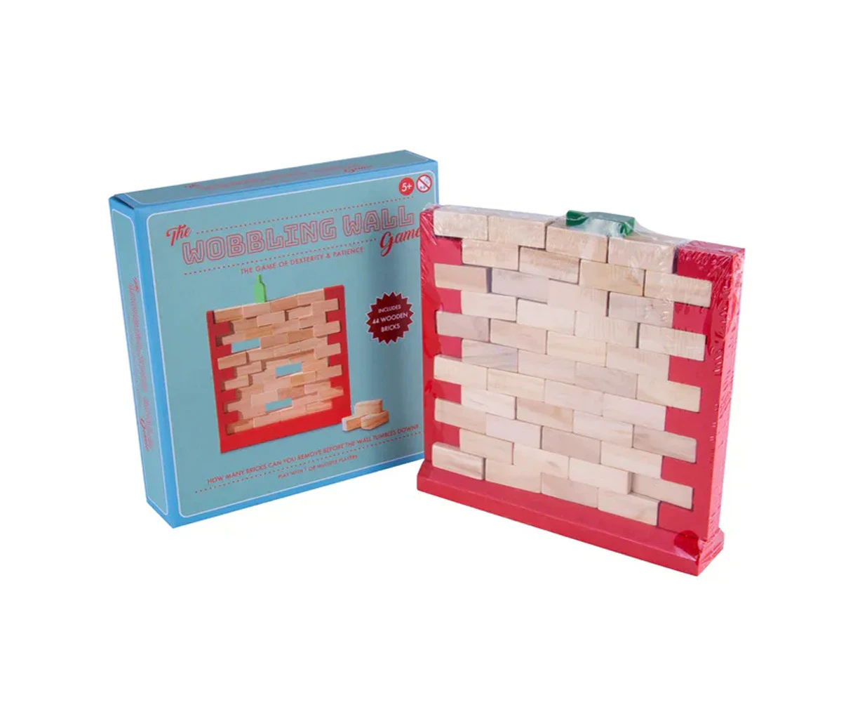 The Wobbling Wall 20cm Wooden Brick Game 5y+ Kids/Children Party Strategic Toy