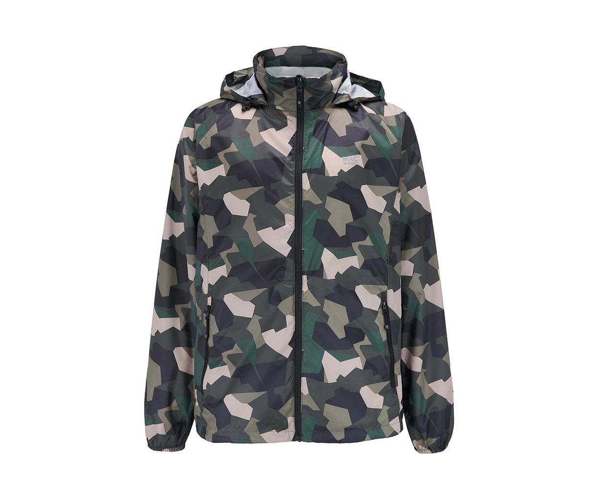 Mac In A Sac Packable Unisex Adults Waterproof Outerwear Jacket Green Camo - Green Camo