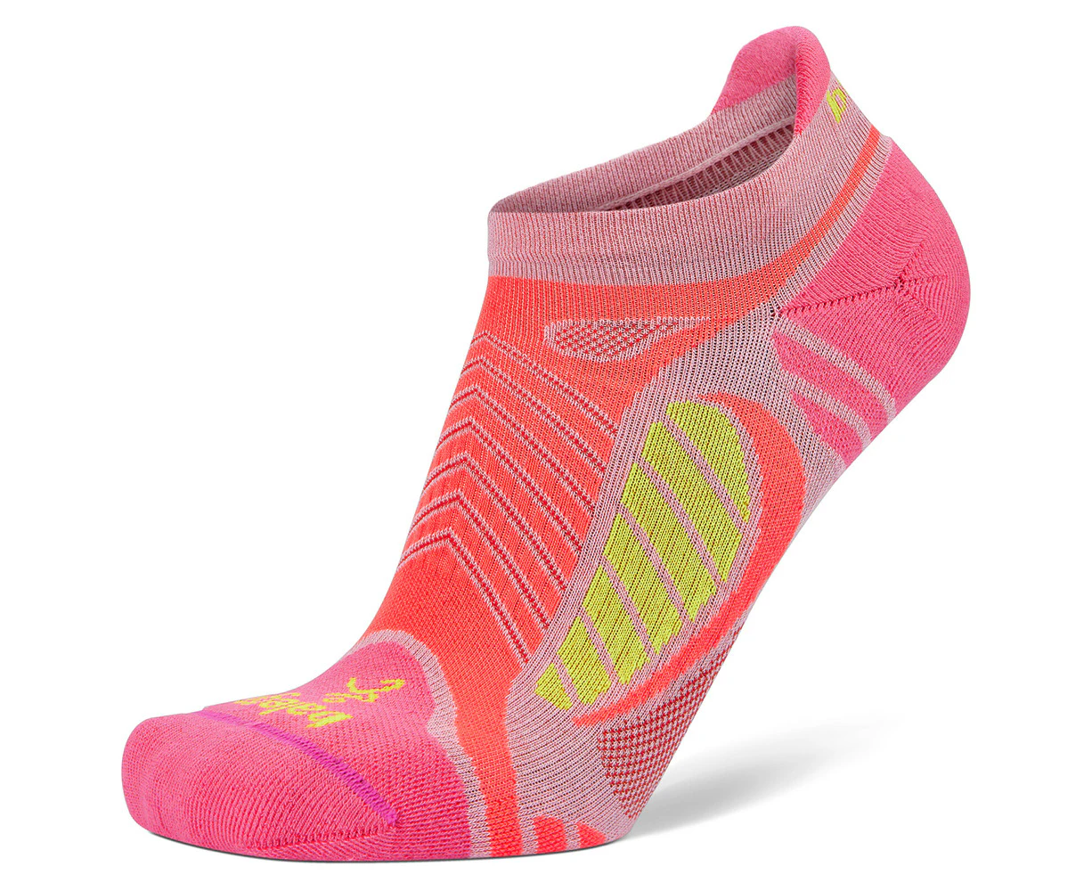 Balega Women/Unisex Ultralight No Show Tab Running Socks Candyfloss Watermelon - Candyfloss