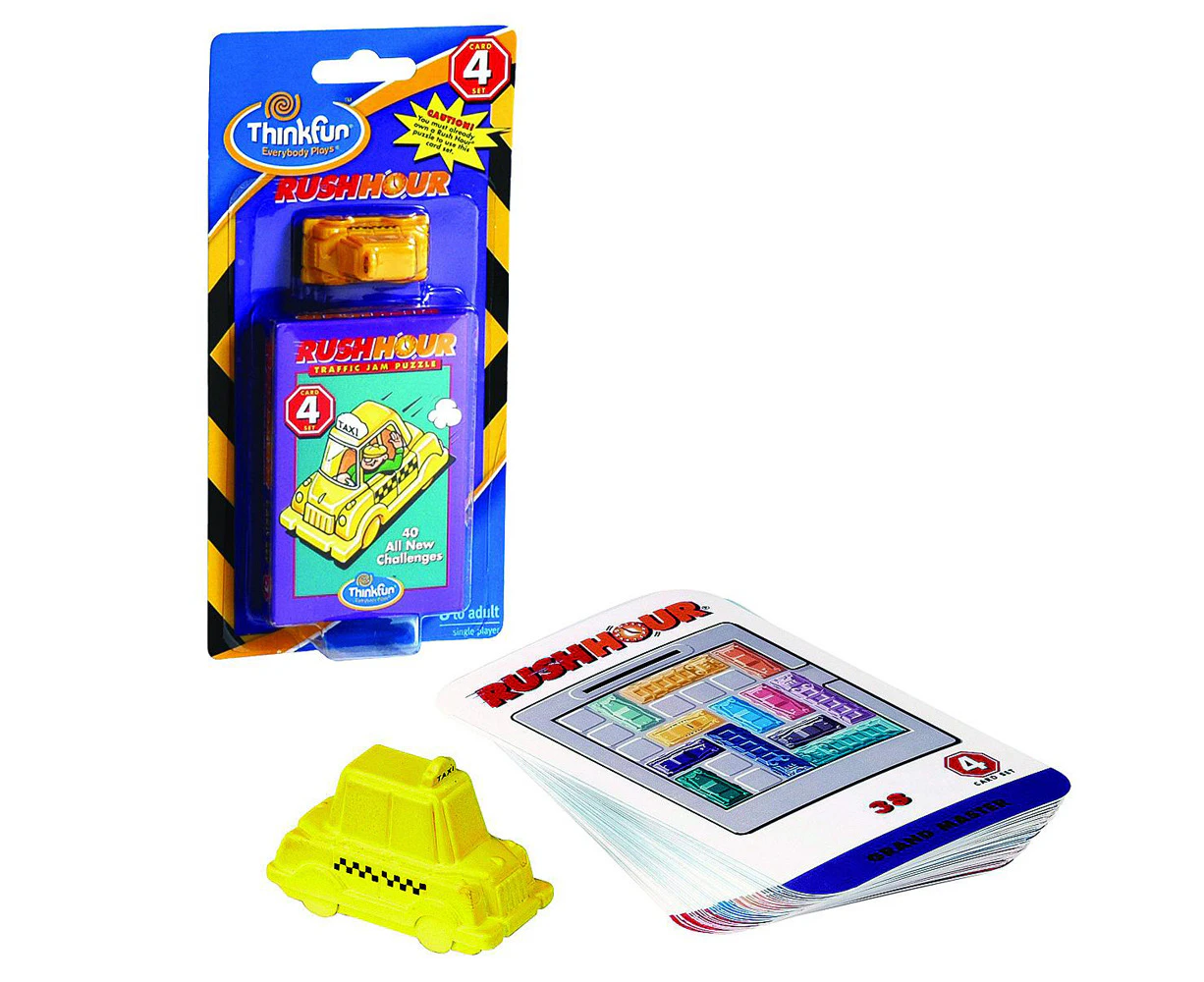 ThinkFun Rush Hour 4 Logic and Problem Solving Card Game Kids/Children 8y+