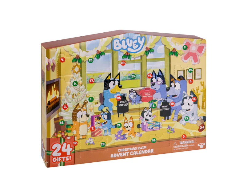 Bluey S11 Family Christmas Surprise Advent Calendar Figure Kids Playset Toy 3y+