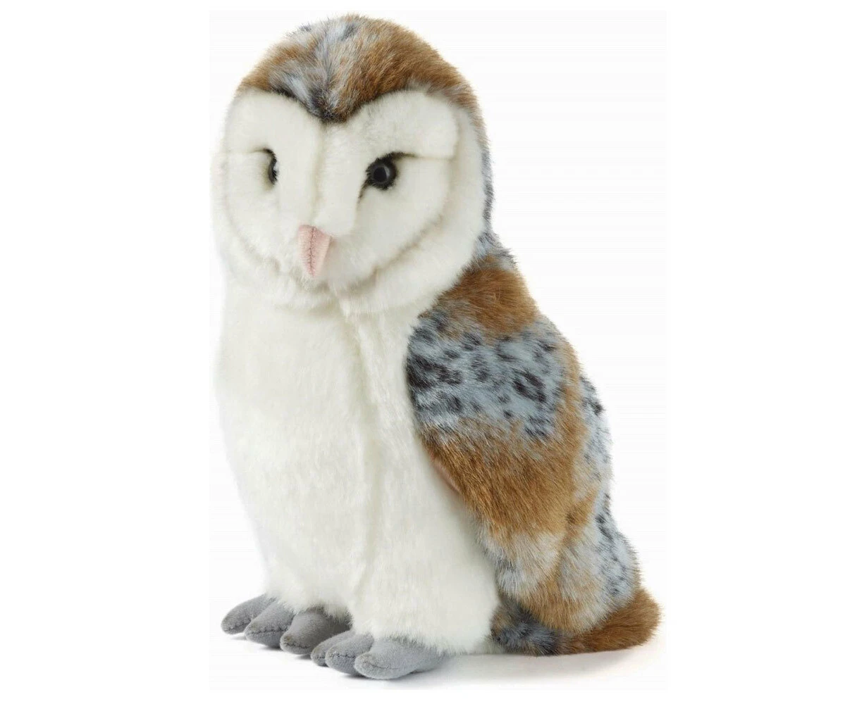 Living Nature Barn Owl Large 30cm Soft Stuffed Animals Plush Toy Infant/Baby 0m+