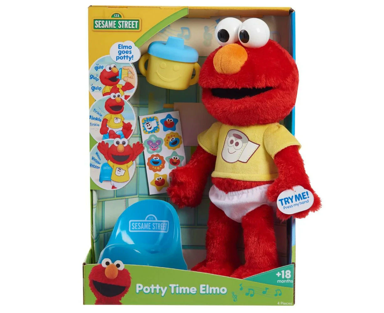 Sesame Street Potty/Toilet Time Elmo Kids/Childrens Interactive Toy 18M+