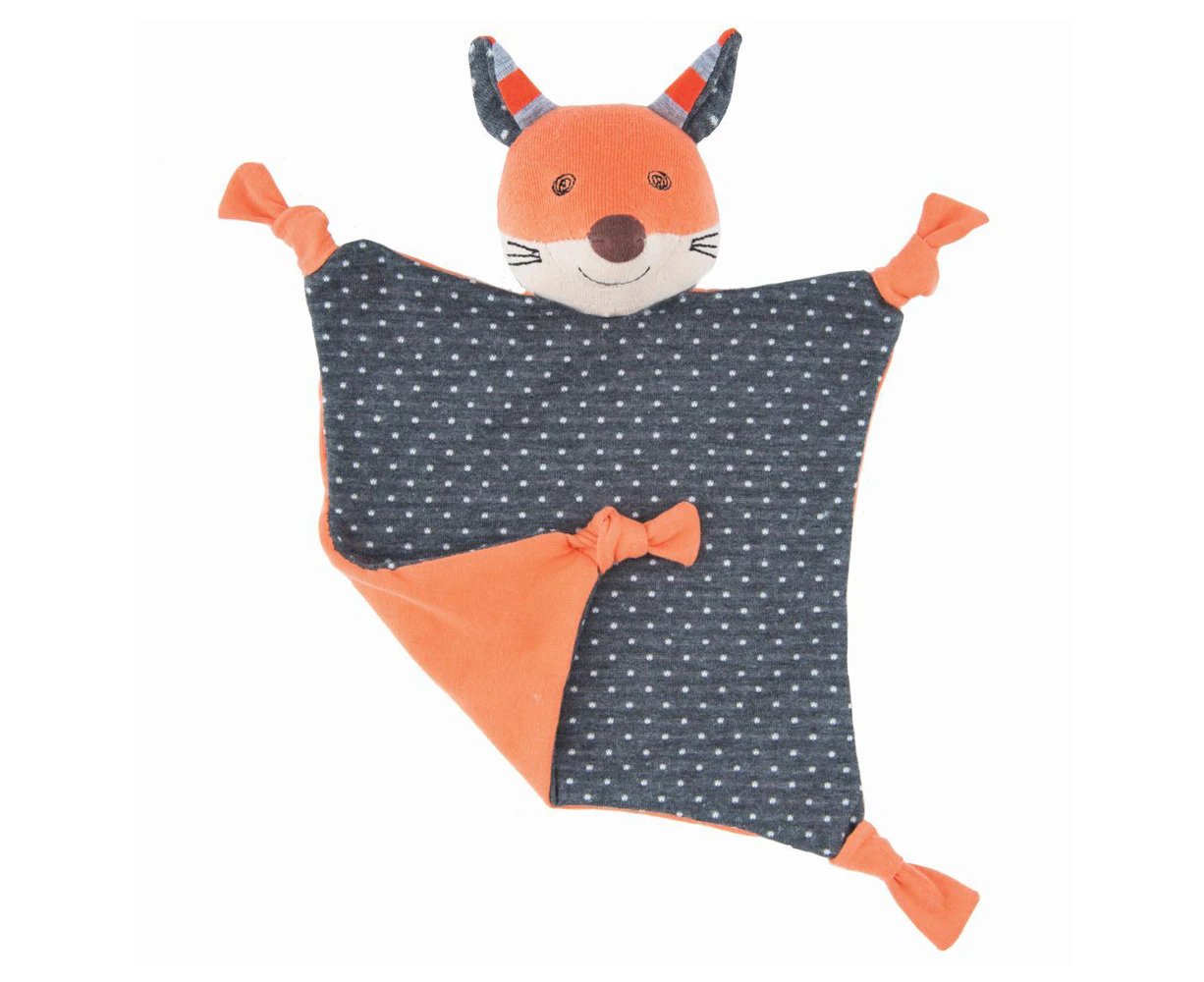 Organic Farm Buddies Cotton 30.5cm Blankie/Blanket Frenchy Fox Baby/Infant 0m+