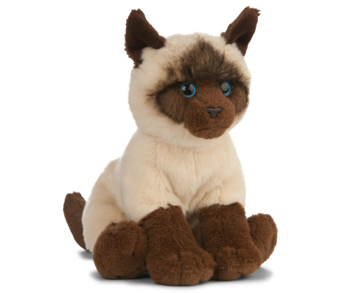 Living Nature Siamese Cat 20cm Soft Plush Toys Animals Baby/Infant/Children 0m+