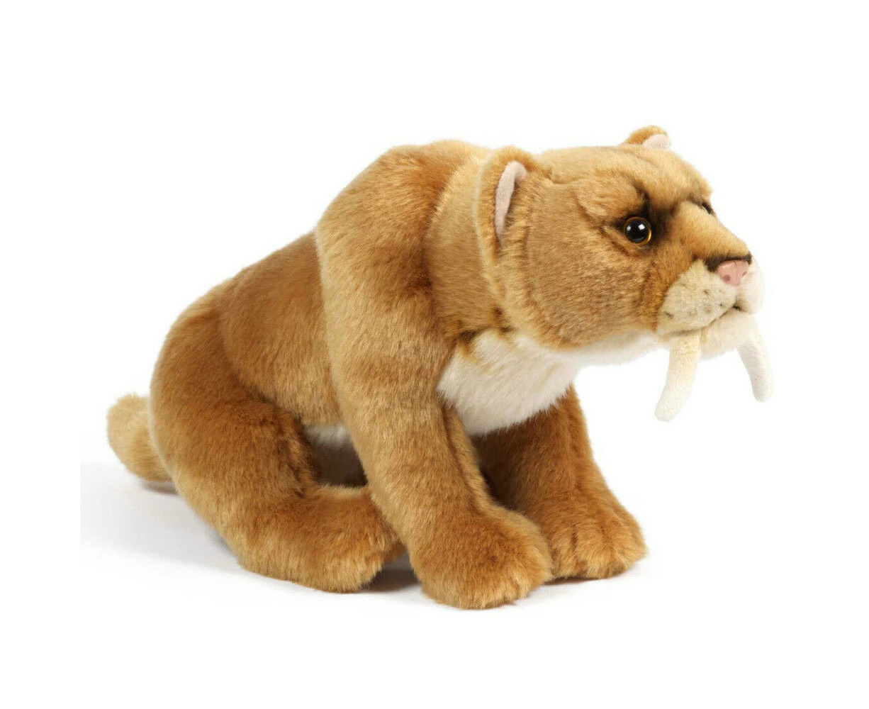 Living Nature Sabre Toothed Tiger 30cm Stuffed Animals Plush Baby/Children 0m+