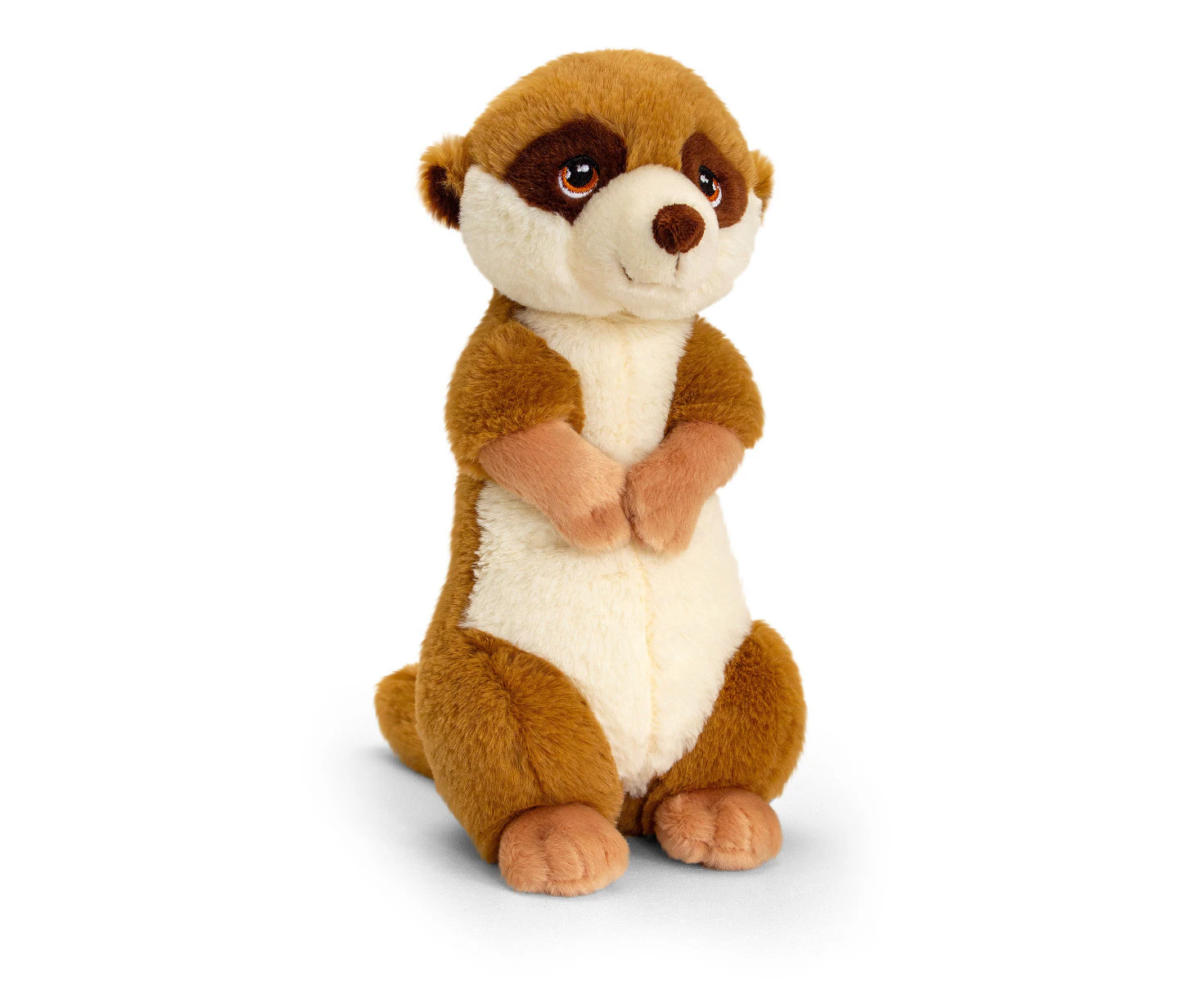 Keeleco 30cm Wild Meerkat Soft Animal Plush Stuffed Toy Kids/Children 3y+ Brown