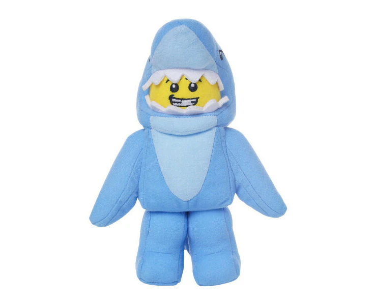 Manhattan Small Lego 23.5cm Shark Guy Soft Stuffed Plush Kids/Children Toy 0+