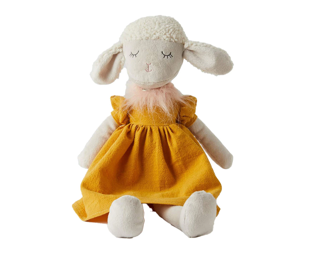 Jiggle & Giggle Polly Sheep Kids/Children Play Toy Soft Stuffed Plush 38cm 0+