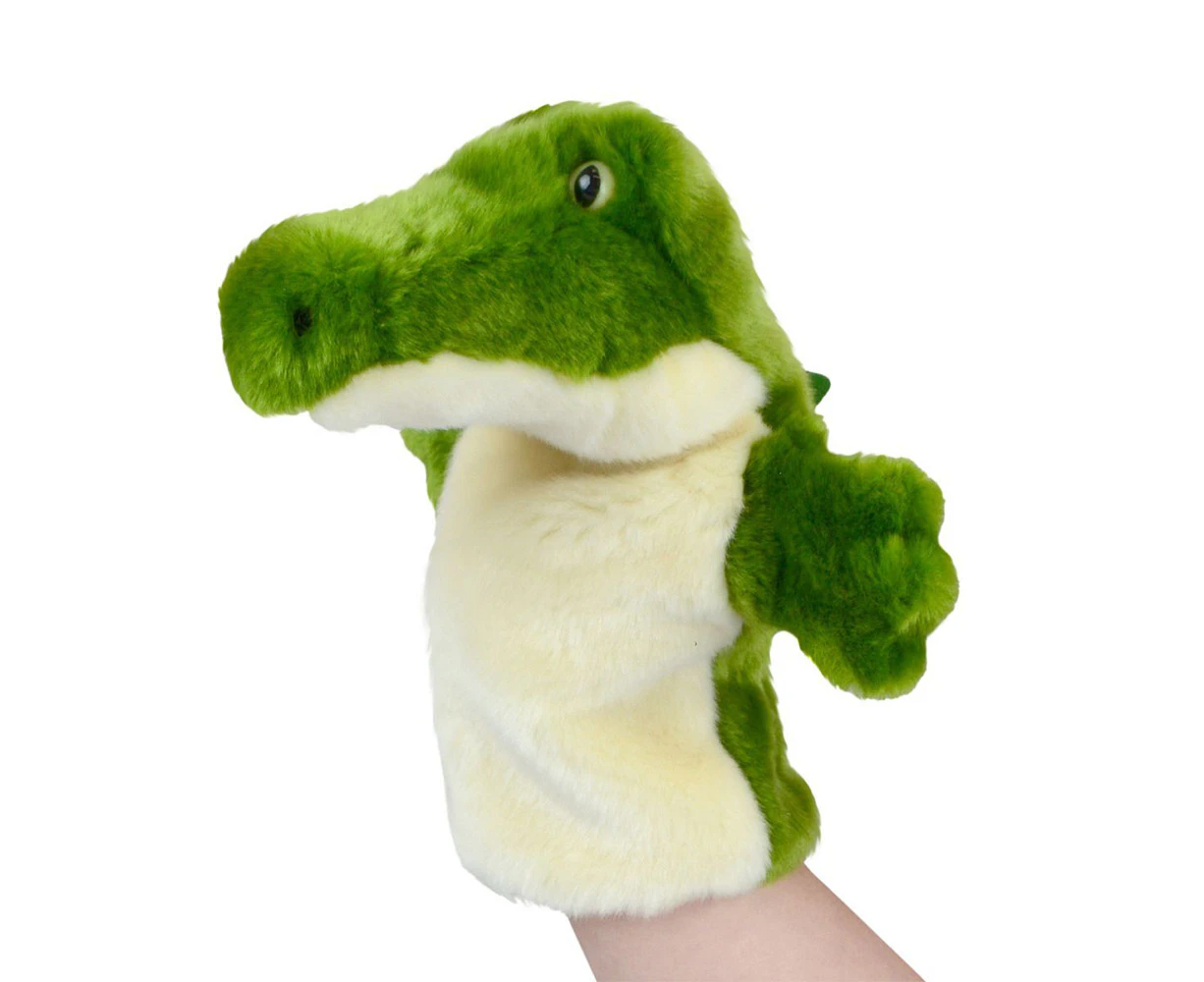 Lil Friends 26cm Crocodile Animal Hand Puppet Kids/Children Plush Toy Green 0m+