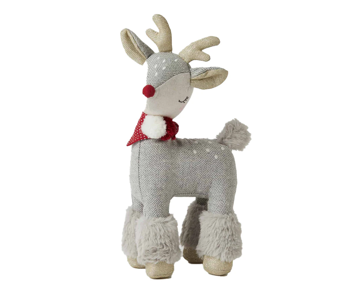 Jiggle & Giggle Baby/Infant Christmas Deer Large Soft Plush Play Toy 33cm 0+