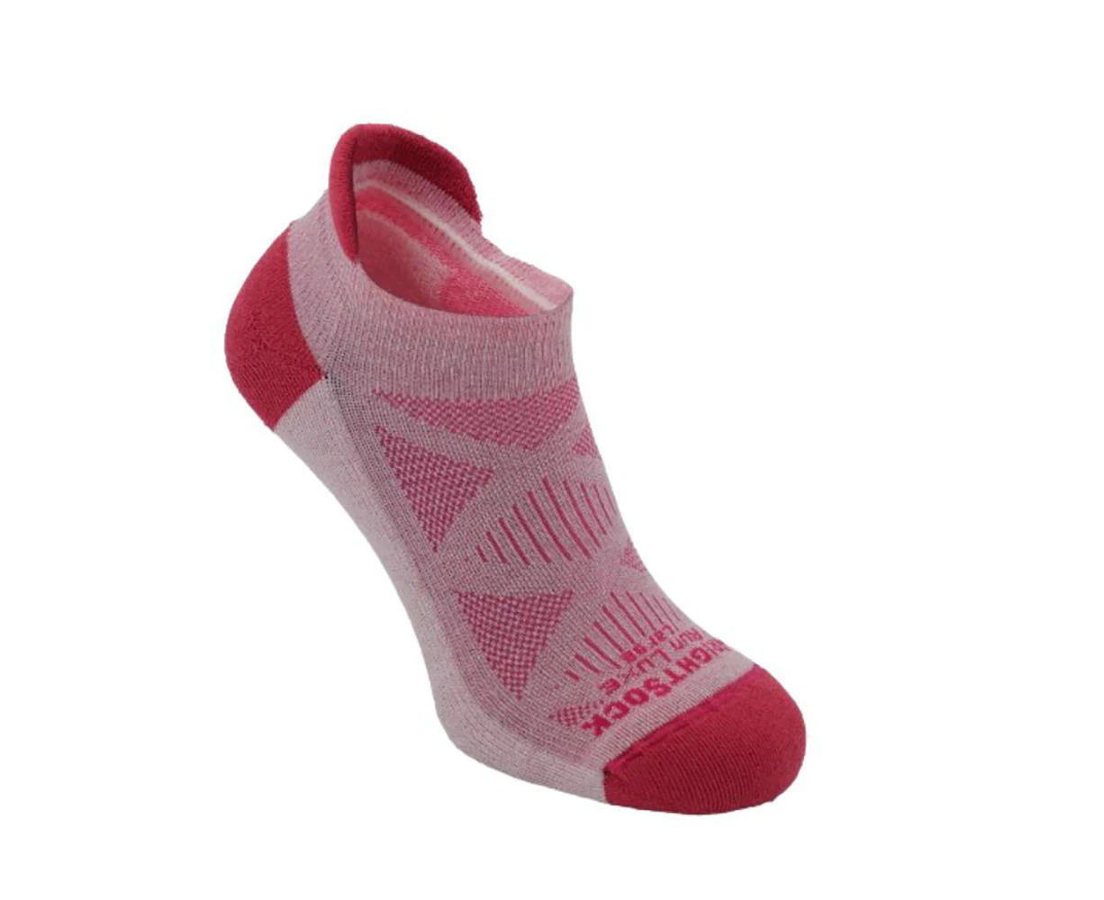 Wrightsock Run Luxe Single Tab Fuchsia Unisex Running/Gym/Training Socks - Fuchsia