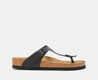 Birkenstock Unisex Gizeh Narrow Fit Sandals - Black