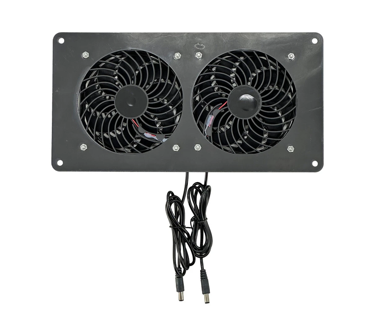 12V dual fan ventilation fan + one point two power cord