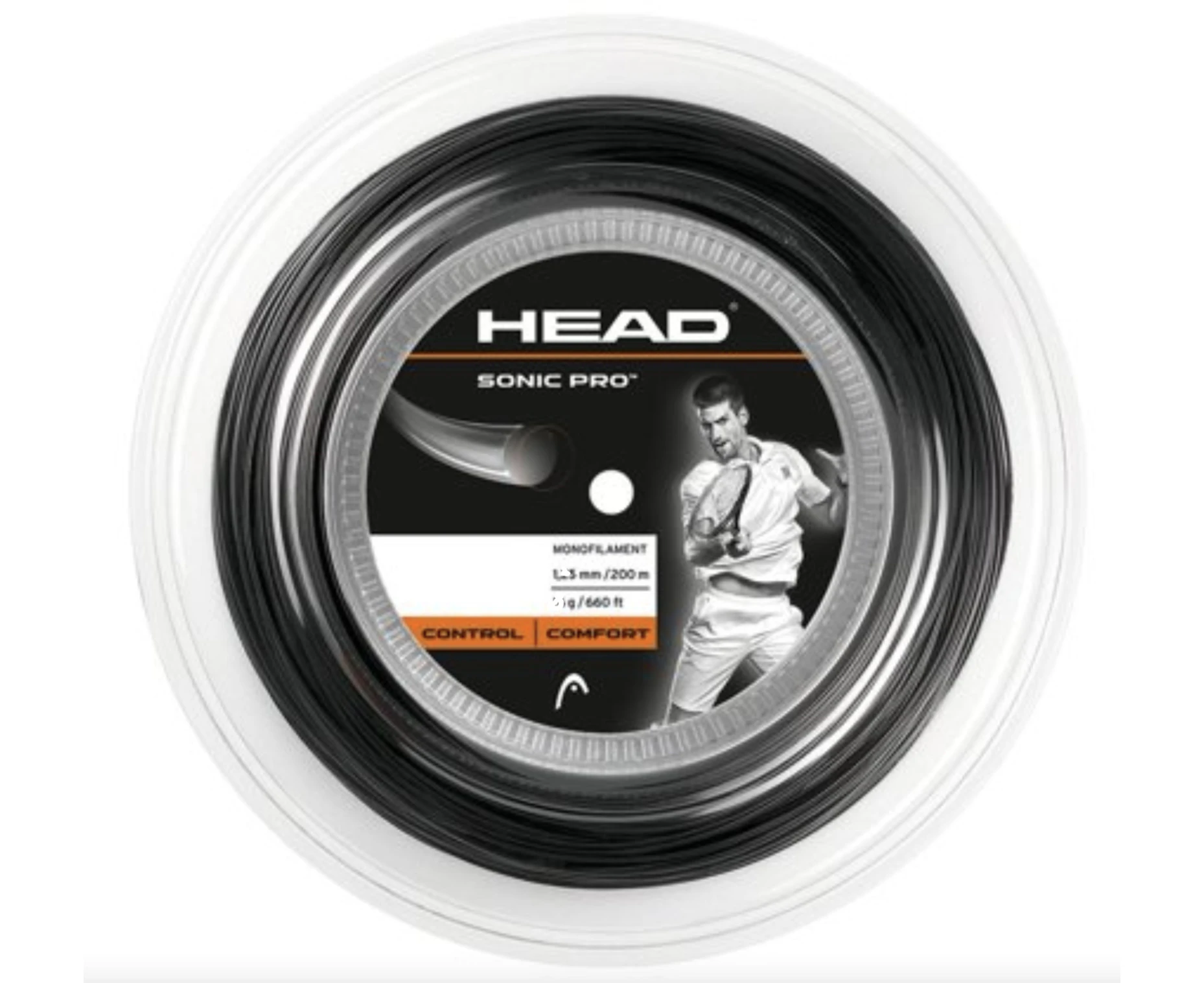 Sonic Pro Reel 200m 16g 1.3mm Tennis String Control Comfort