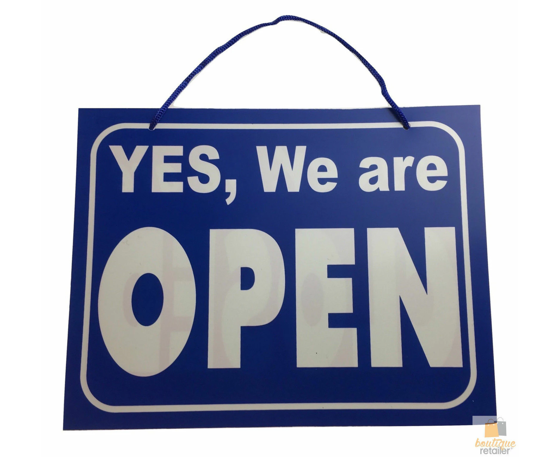 1x OPEN / CLOSED SIGN Plastic Business Shop Window Sign 28cm x 21.5cm