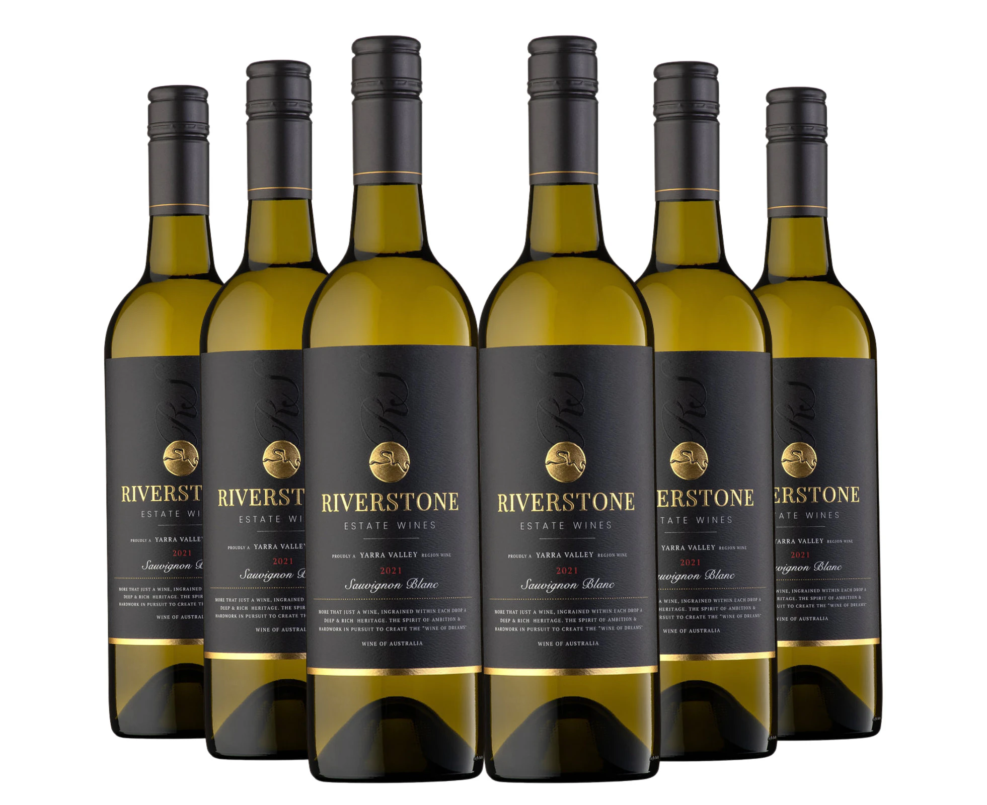 6x 2021 Riverstone Estate Sauvignon Blanc White Wine - 750ml Bottle