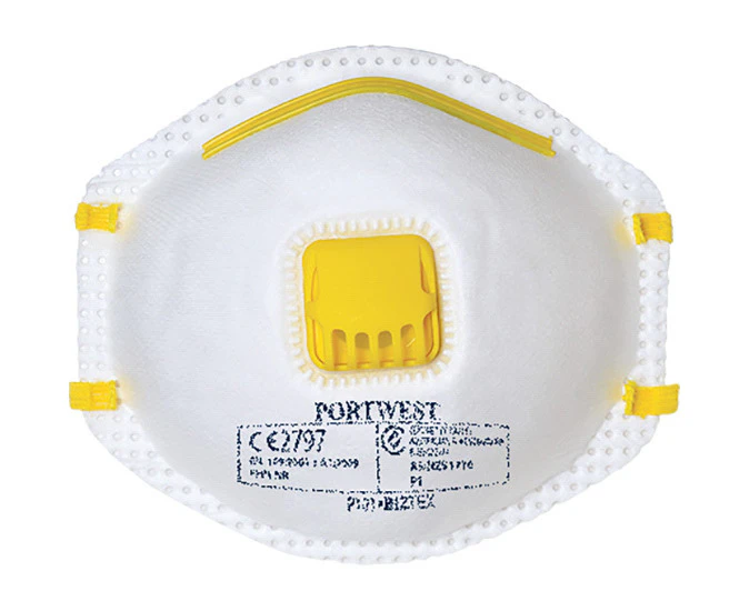 P1V Disp Respirator 10x Pack White Regular