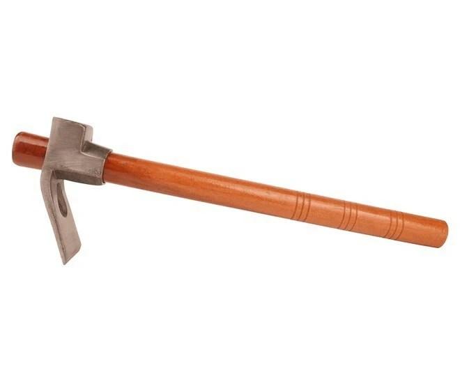 Gutter Adze Woodworking Axe Hammer Curved Hand Tool Log Carving Tool