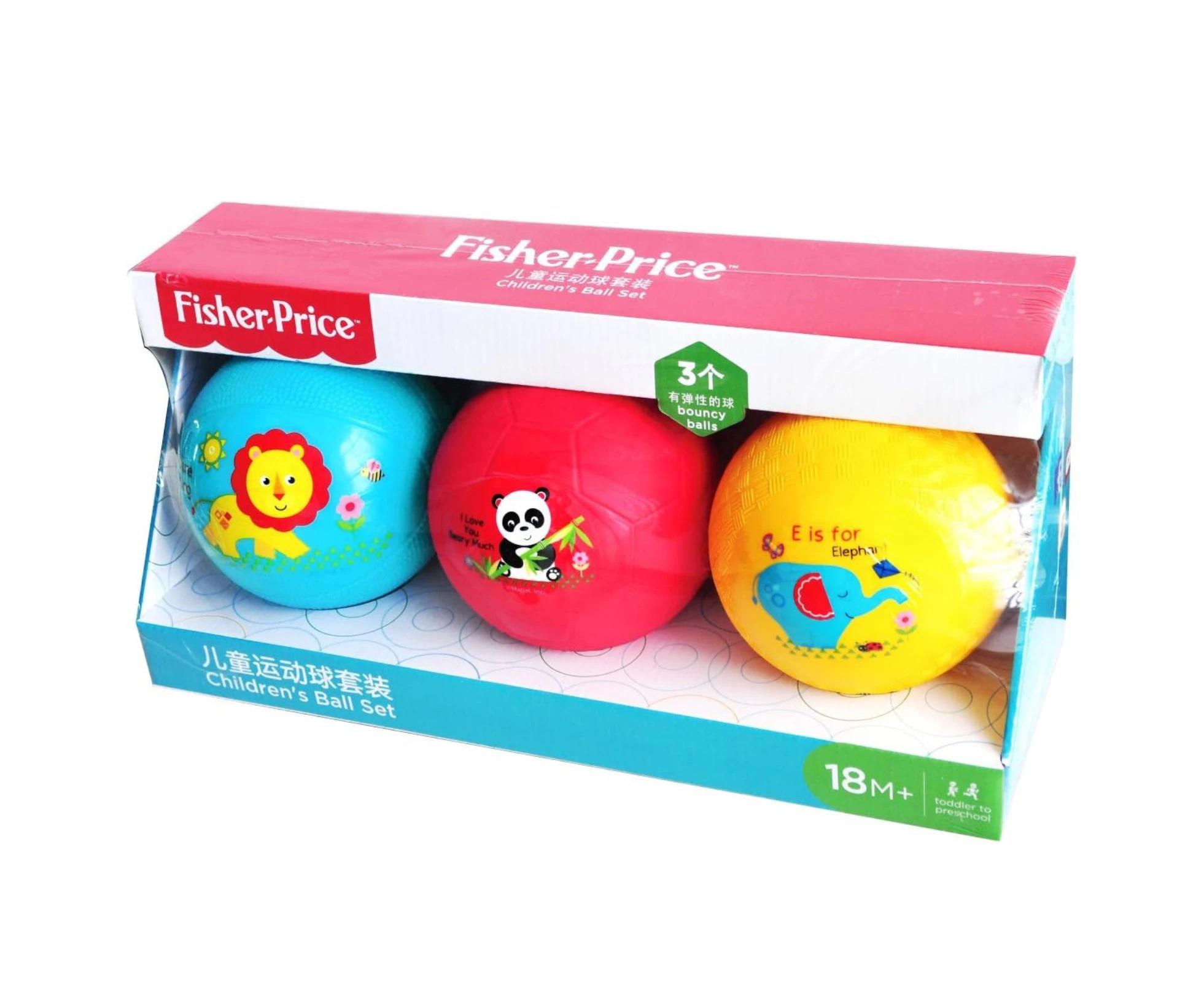 Fisher Price Pk3 Bouncy Balls 3 in 1 18+ Months