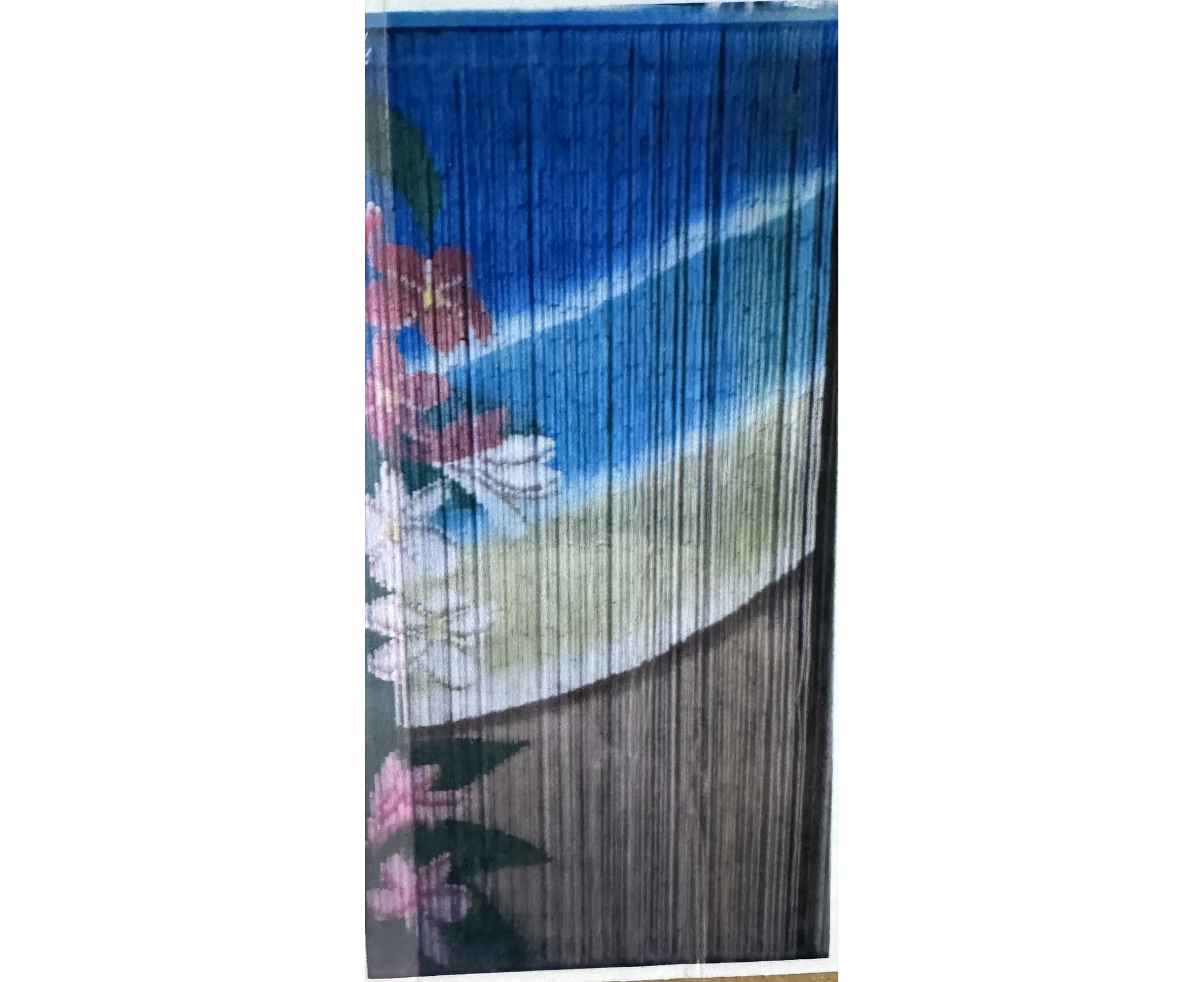 Deluxe Handmade Bamboo Door Curtain BEACH Room Divider Strands 90cm x 200cm