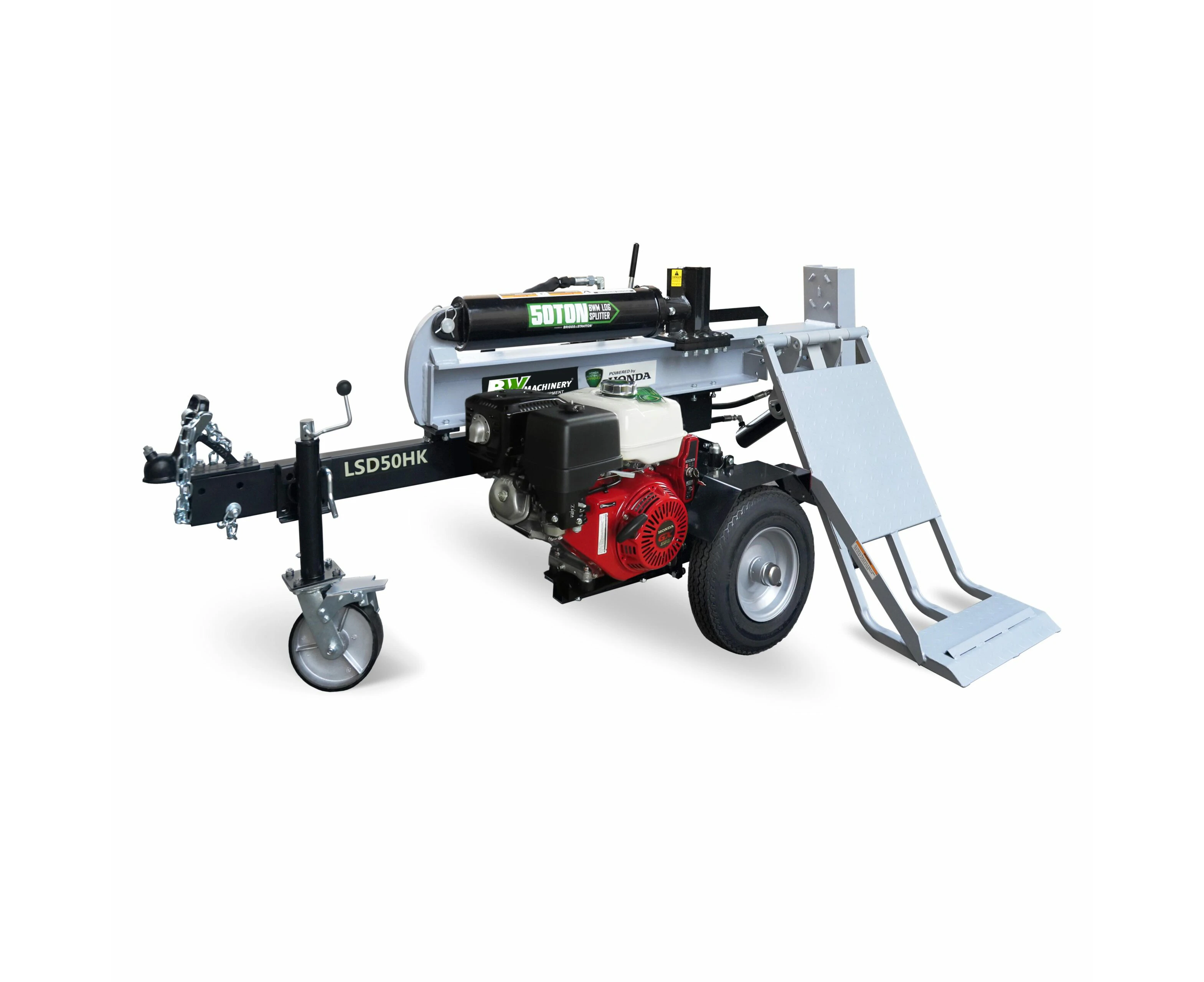 BWM 50Ton Honda GX390 Engine Log Splitter with Lifter (Deluxe Series LSD50HK)