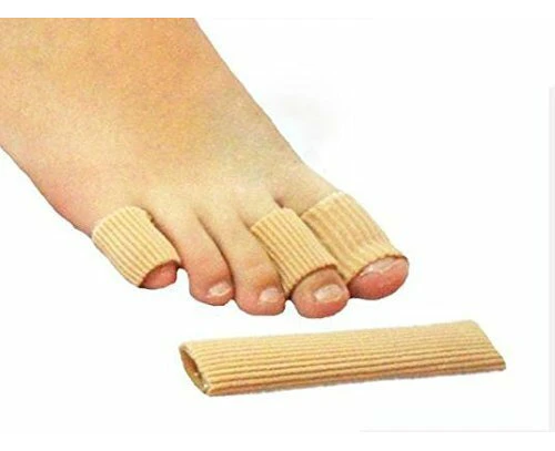 1 Pair AXIGN Medical Gel Toe Tube (Open) - Foot Pain Corn & Callus Relief