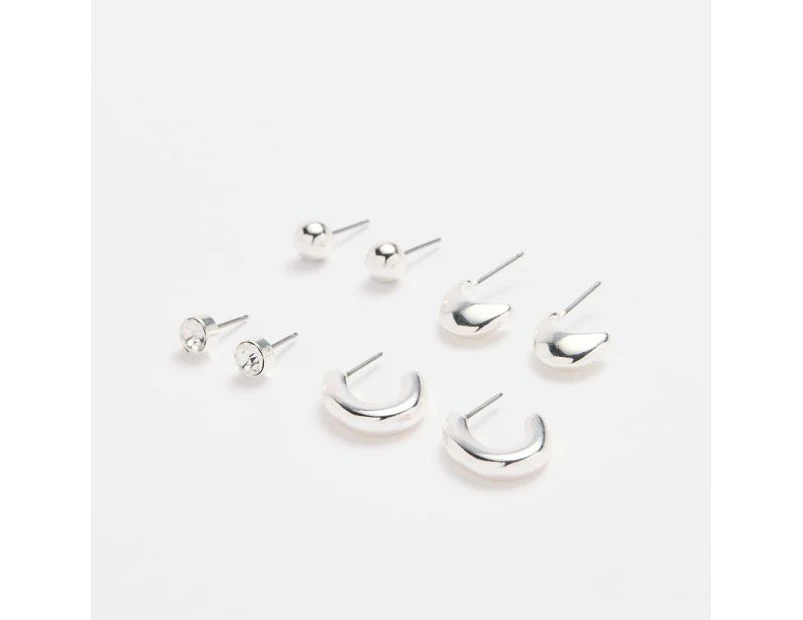 Target Mini Hoop and Stud Earrings Pack