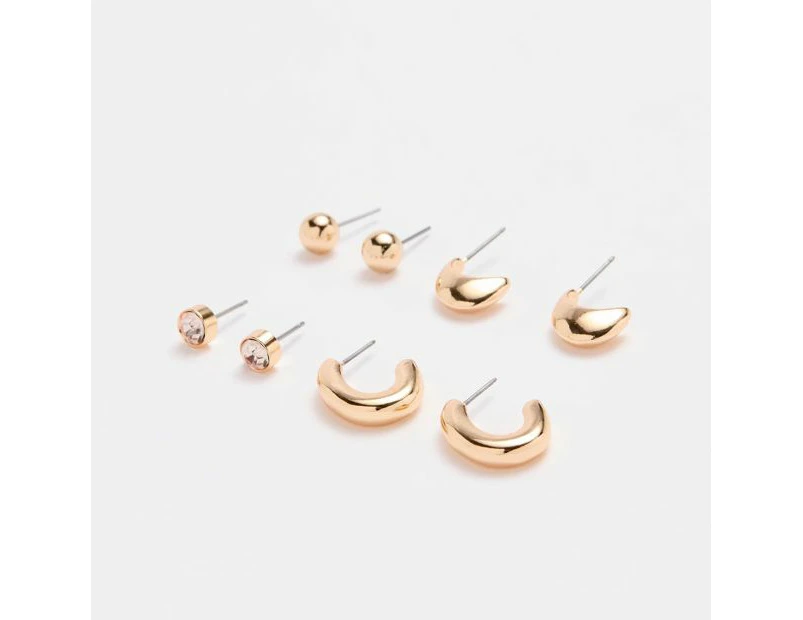 Target Mini Hoop and Stud Earrings Pack