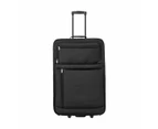 72cm 2 Wheels Basic Soft Case, Black - Anko