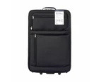 72cm 2 Wheels Basic Soft Case, Black - Anko