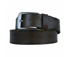 Formal Suiting Real Leather Belt Rich Dark Brown - BTM139DBR