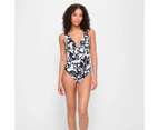 Target Resort V-Neck One Piece Swim Bathers - Shape Your Body