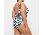 Target Resort V-Neck One Piece Swim Bathers - Shape Your Body