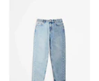 Target Straight Leg Two-Tone Denim Jeans