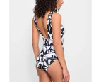 Target Resort V-Neck One Piece Swim Bathers - Shape Your Body