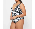 Target Resort V-Neck One Piece Swim Bathers - Shape Your Body