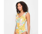 Target Resort Frill V-Neck One Piece Swim Bathers - Shape Your Body