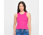 Target Australian Cotton Racer Front Tank Top