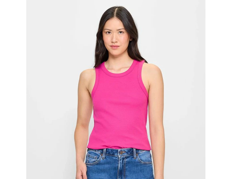 Target Australian Cotton Racer Front Tank Top