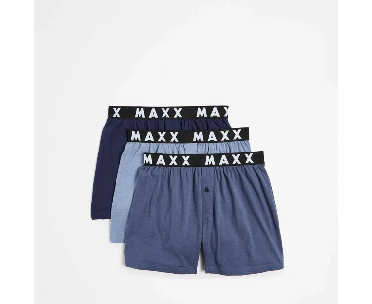 3 Pack Knit Boxer Shorts - Maxx