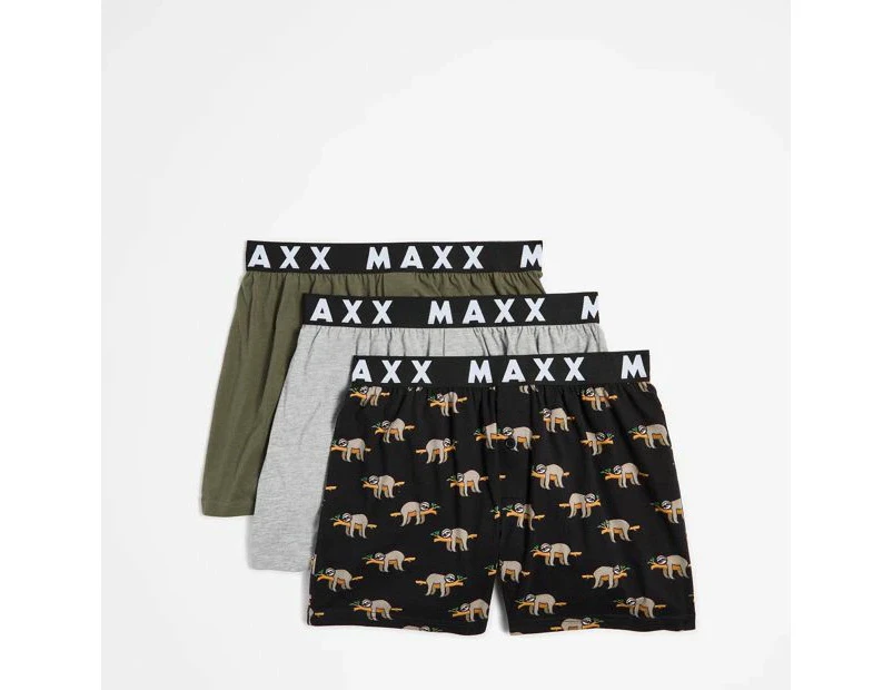 3 Pack Knit Boxer Shorts - Maxx